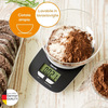 Miniatura prodotto Ks 25 Bilancia Digitale Da Cucina Con Ciotola, Nero, 22 x 15 x 5 Cm