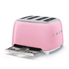 Miniatura prodotto Smeg Tostapane 50's Style – Rosa LUCIDO 4x4 – TSF03PKEU