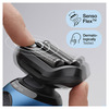 Miniatura prodotto Braun Series 6 61-B1000s Rasoio Elettrico Uomo, SensoFlex, Wet&Dry, Ricaricabile, Rasoio A Lamina Senza Fili, Blu