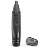 Miniatura prodotto Set Black Titanium T744: Tagliacapelli e Trimmer da Viaggio per Naso e Orecchio con Lama in Titanio, Precisione da 0,8 a 14,5 mm, Lame in Acciaio Inossidabile Rivestite in Titanio, Ricarica USB, Kit Incluso per un Grooming Impeccabile