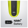 Miniatura prodotto Braun Series 3 300 Rasoio Elettrico Barba, Nero/Verde Elettrico