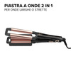 Miniatura prodotto My Pro Imetec Beach Waves Gt20 400 Piastra Per Capelli Per Onde Larghe E Strette, Rivestimento In Ceramica, Temperatura Regolabile 160 C°- 200°C