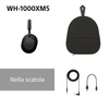 Miniatura prodotto Sony WH-1000XM5 Cuffie wireless con Noise Cancelling, durata della batteria di 30 ore, Bluetooth, ottimizzate per Alexa e Google Assistant, IOS e Android con microfono integrato, Nero