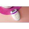 Miniatura prodotto Epilatore con filo compatto con rifinitore per la zona bikini.