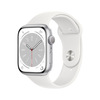 Miniatura prodotto Watch Series 8 GPS 45mm Cassa in Alluminio color Argento con Cinturino Sport Band Bianco - Regular