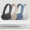 Miniatura prodotto Cuffie Bluetooth wireless Sony WH-CH520 - Durata della batteria fino a 50 ore con ricarica rapida, stile on-ear - Blu