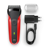 Miniatura prodotto Braun Series 3 300s Rasoio Elettrico Ricaricabile, Rasoio Da Barba Per Uomo, Rosso