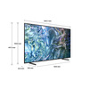 Miniatura prodotto Samsung TV QLED 4K 75” QE75Q60DAUXZT Smart TV Wi-Fi Titan Gray 2024, Quantum Processor Lite 4K, 4K Upscaling, AirSlim Design, OTS Lite