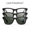 Miniatura prodotto Ray-Ban Meta Wayfarer, Nero opaco, Da trasparenti a verde grafite Transitions®