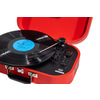 Miniatura prodotto SALLY GIRADISCHI STEREO WIRELESS USB AUX-IN BATTERIA RICARICABILE TREVI TT 1020 BT ROSSO