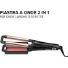 Miniatura prodotto My Pro Imetec Beach Waves Gt20 400 Piastra Per Capelli Per Onde Larghe E Strette, Rivestimento In Ceramica, Temperatura Regolabile 160 C°- 200°C