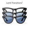 Miniatura prodotto Ray-Ban Meta Skyler, Nero lucido, Azzurro ceruleo Transitions®