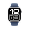Miniatura prodotto Watch Serie 10 GPS 42mm Cassa in Alluminio Color Argento con Denim Sport Band - S/M