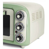 Miniatura prodotto 979 Forno Elettrico di Design 18 Litri - Ideale per pizza da 30 cm - Doppio vetro - 1380 Watt - Acciaio Inox - Linea Vintage - Verde