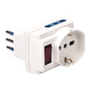 Miniatura prodotto Adattatore Multisize con Spina 10A prese Pluristandart Bianco