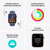Miniatura prodotto Watch SE GPS + Cellular 44mm Cassa Alluminio Mezzanotte con Mezzanotte Sport Band - M/L