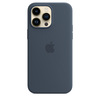 Miniatura prodotto Custodia MagSafe in silicone per iPhone 14 Pro Max - Blu tempesta