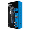 Miniatura prodotto Braun Series 5 51-B1500s Rasoio Elettrico Con Accessorio Regolabarba EasyClick, EasyClean, Wet&Dry, Ricaricabile, Rasoio A Lamina Senza Fili, Blu