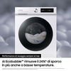 Miniatura prodotto WW11BB744DGES3 lavatrice a caricamento frontale Bespoke AI™ con Ecodosatore 11 kg Classe A 1400 giri/min, Porta nera + Panel nero