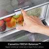 Miniatura prodotto GBB569NSAGB Frigorifero combinato 70cm, Classe D, 462L, Wi-Fi, No frost, Grigio