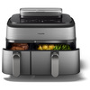Miniatura prodotto Airfryer doppio cestello con cottura a vapore, friggitrice ad aria da 9.0L, 19 metodi di cottura, App per ricette, NA555/00