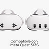 Miniatura prodotto Cinturino Elite per Meta Quest con batteria – Compatibile con Meta Quest 3/3S – Fino a 2 ore di gioco in più – Massimo comfort e distribuzione del peso – Vestibilità ergonomica e regolabile