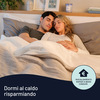 Miniatura prodotto Scaldasonno matrimoniale 150x160 cm, 50% Lana e merino, 2 temperature, Dispositivo sicurezza electro block, Made in italy