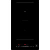 Miniatura prodotto IHES2D30F piano cottura a induzione Nero Da incasso 28.8cm 2 zone comandi slider