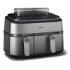 Miniatura prodotto Airfryer doppio cestello con cottura a vapore, friggitrice ad aria da 9.0L, 19 metodi di cottura, App per ricette, NA555/00