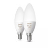 Miniatura prodotto Philips Hue White and Color Ambiance 2 Lampadine Smart E14 25 W