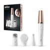 Miniatura prodotto Braun FaceSpa Pro SE911, Bellezza Viso Epilatore Tutto-In-Uno, Incluso Epilatore Per Il Viso Con Dieci Micro Fori, Testina Tonificante E Spazzola Di Pulizia, Ricaricabile Con 90 Minuti Di Uso Senza Fili