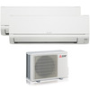 Miniatura prodotto Mitsubishi Electric Dualsplit 9000+9000BTu MXZ-2HA40VF + MSZ-DW25VF+ MSZ-DW25VF condizionatore fisso