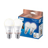 Miniatura prodotto Philips LED Lampadina Smart Dimmerabile Luce Bianca Calda Attacco E27 60W Goccia 2Pezzi