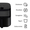 Miniatura prodotto HAF5TWA 011 6,5 L Indipendente 2000 W Friggitrice ad aria calda Nero