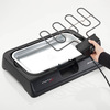 Miniatura prodotto 723 Party Grill - barbecue elettrico. Potenza 2000W. Cottura lenta e rapida. Per carne, verdura e pesce. Dotata di vassoi raccogli grasso.