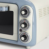 Miniatura prodotto 979 Forno Elettrico di Design 18 Litri - Ideale per pizza da 30 cm - Doppio vetro - 1380 Watt - Acciaio Inox - Linea Vintage - Celeste