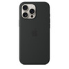 Miniatura prodotto Custodia MagSafe in silicone per iPhone 16 Pro Max - Nero