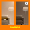 Miniatura prodotto Philips LED Lampadina Smart Dimmerabile Luce Bianca Calda Attacco E27 60W Goccia 2Pezzi
