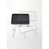Miniatura prodotto 986 Forno Elettrico Ventilato con Girarrosto 45 litri - Bon Cuisine 450 - Doppio vetro - Temperatura max 230° - 1800 Watt - Acciaio Inox