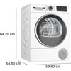 Miniatura prodotto WQG245D0IT Serie 6 Asciugatrice a pompa di calore 9 kg Classe A+++