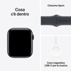 Miniatura prodotto Watch SE GPS + Cellular 44mm Cassa Alluminio Mezzanotte con Mezzanotte Sport Band - M/L