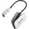 Miniatura prodotto Varta Book Light (incl. 2x VARTA CR2032 Celle a bottone, con impugnatura a clip e collo flessibile) argento/nero, luce a clip