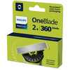 Miniatura prodotto Philips Norelco OneBlade 360 Lama di ricambio per Viso, confezione da 2 Lame QP420/50