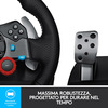Miniatura prodotto Logitech G29 Driving Force Racing Wheel Volante da Corsa, Pedali Regolabili, Ritorno di Forza Reale, Comandi Cambio in Acciaio Inossidabile, Volante in Pelle, Presa EU, per PS5, PS4, PC, Mac - Nero