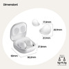 Miniatura prodotto Galaxy Buds2 Auricolari Bluetooth White Batteria 472 mAh