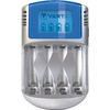 Miniatura prodotto Varta LCD charger AA & AAA (Batterie ricaricabili NiMH incl. 4x AA 2600 mAh accu & AC adattatore & 12 V adattatore & cavo USB),Grigio