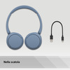Miniatura prodotto Cuffie Bluetooth wireless Sony WH-CH520 - Durata della batteria fino a 50 ore con ricarica rapida, stile on-ear - Blu