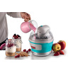 Miniatura prodotto 643 Ice Cream Maker Party Time, Macchina per fare il gelato, 12W, Capacità 1,5 L, Cestello estraibile con doppio isolamento, Tempo preparazione 30 minuti, Coperchio per aggiunta ingredienti, Azzurro
