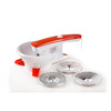 Miniatura prodotto 261 Passì - Passaverdure Elettrico - 3 dischi Acciaio Inox - adattabile a qualsiasi recipiente - 25 Watt - Bianco e arancio