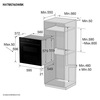Miniatura prodotto Samsung NV7B5760WBK Forno ad incasso a Vapore Serie 5 76 L A+ Vetro Nero